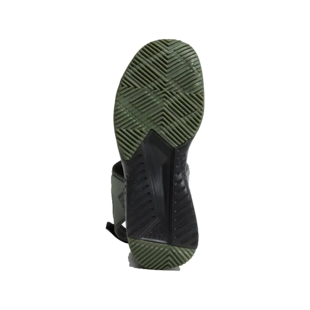 Adidas Men's Rytenz Sandal (Core Black/Silver Green/Cloud White)