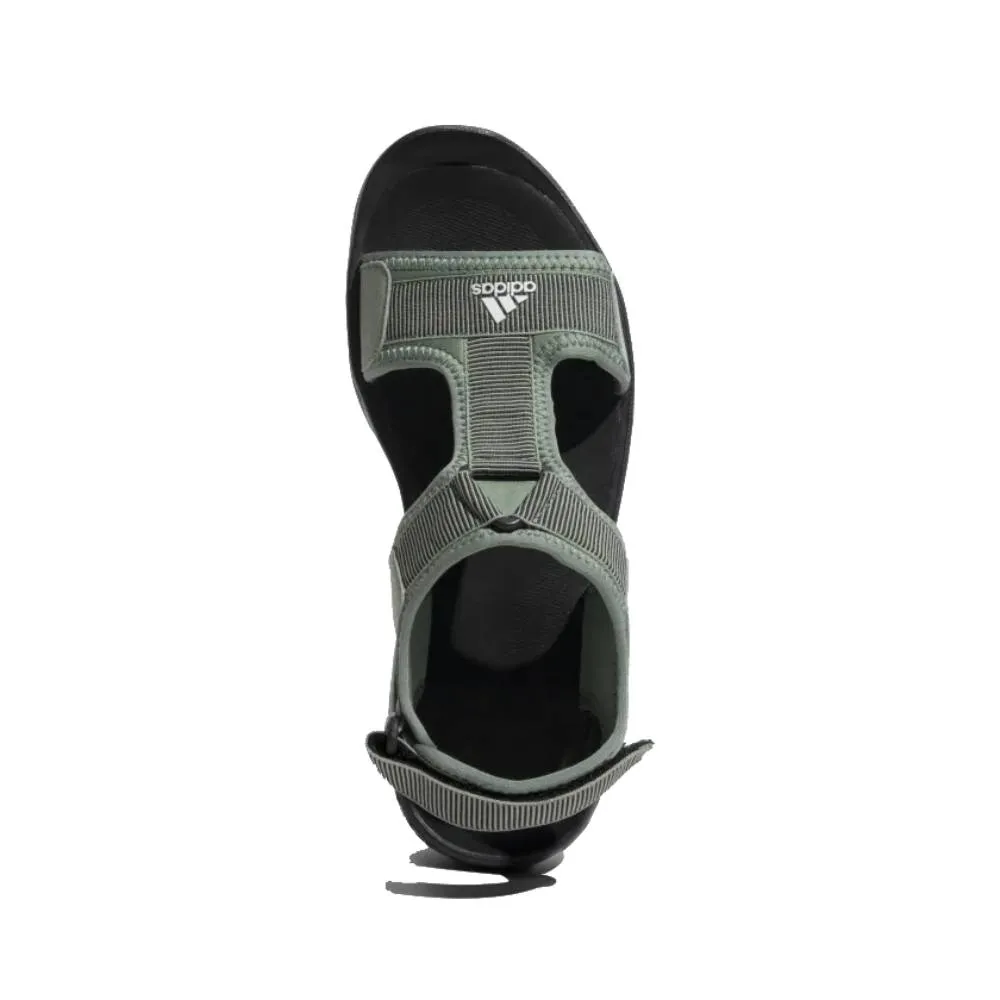 Adidas Men's Rytenz Sandal (Core Black/Silver Green/Cloud White)
