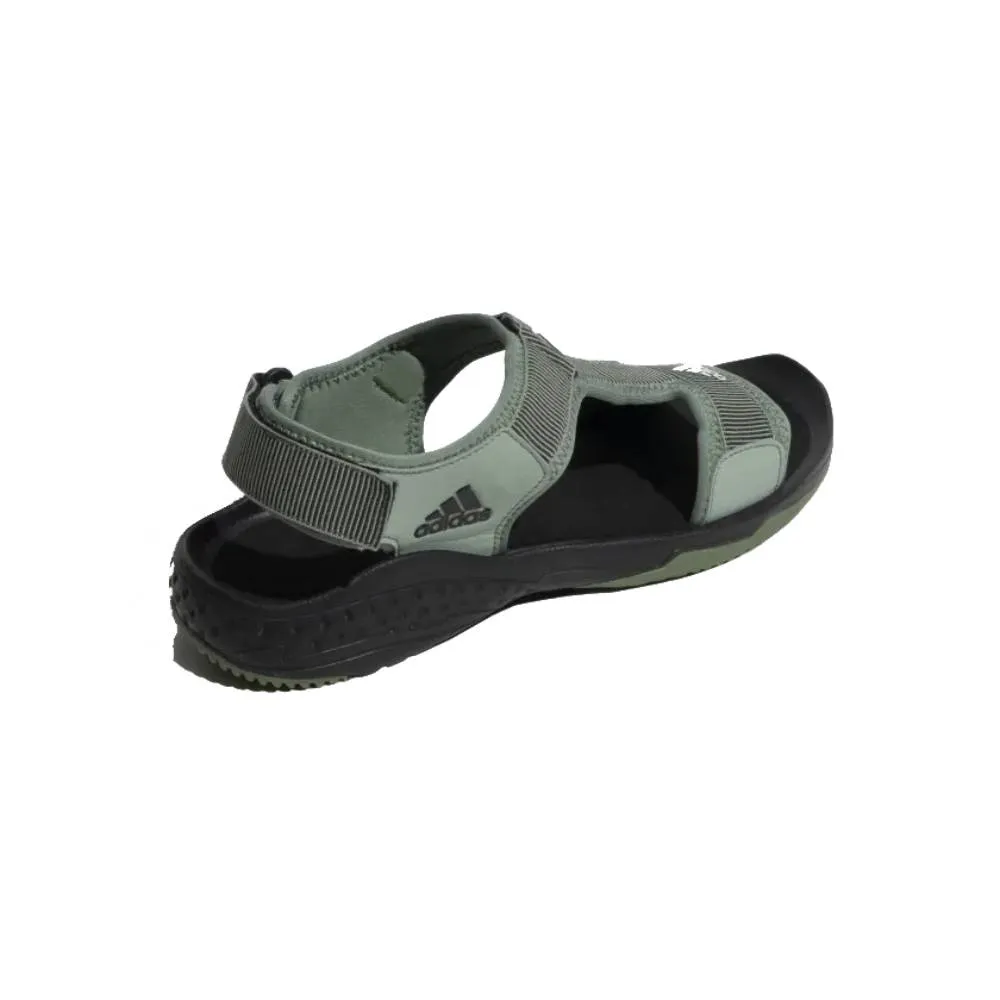 Adidas Men's Rytenz Sandal (Core Black/Silver Green/Cloud White)