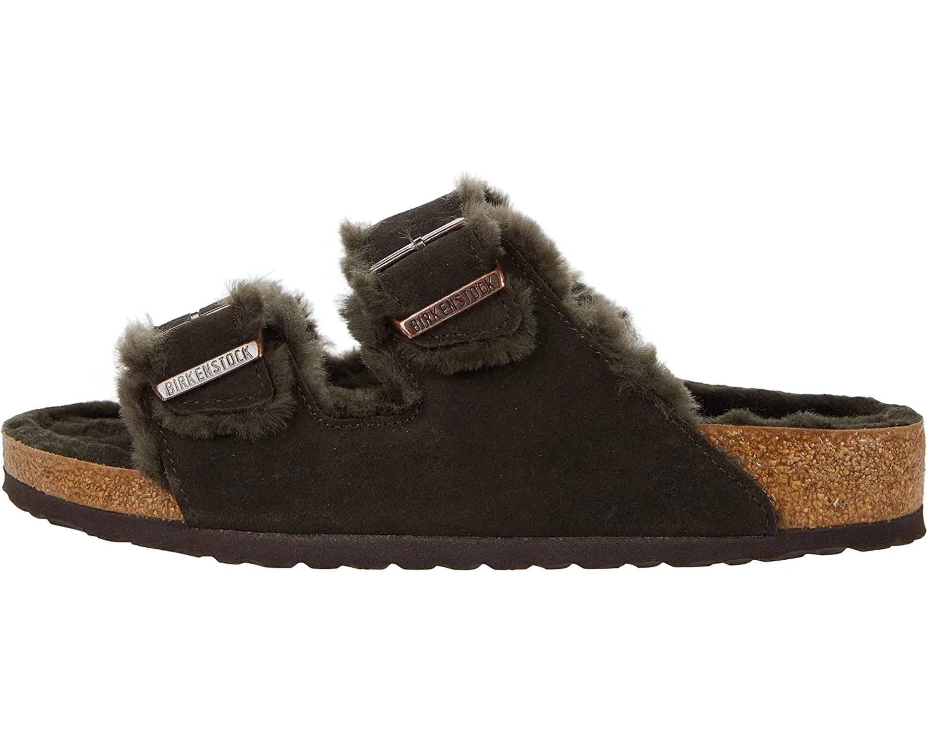 Arizona Shearling Birkenstock Sandals, Mocha