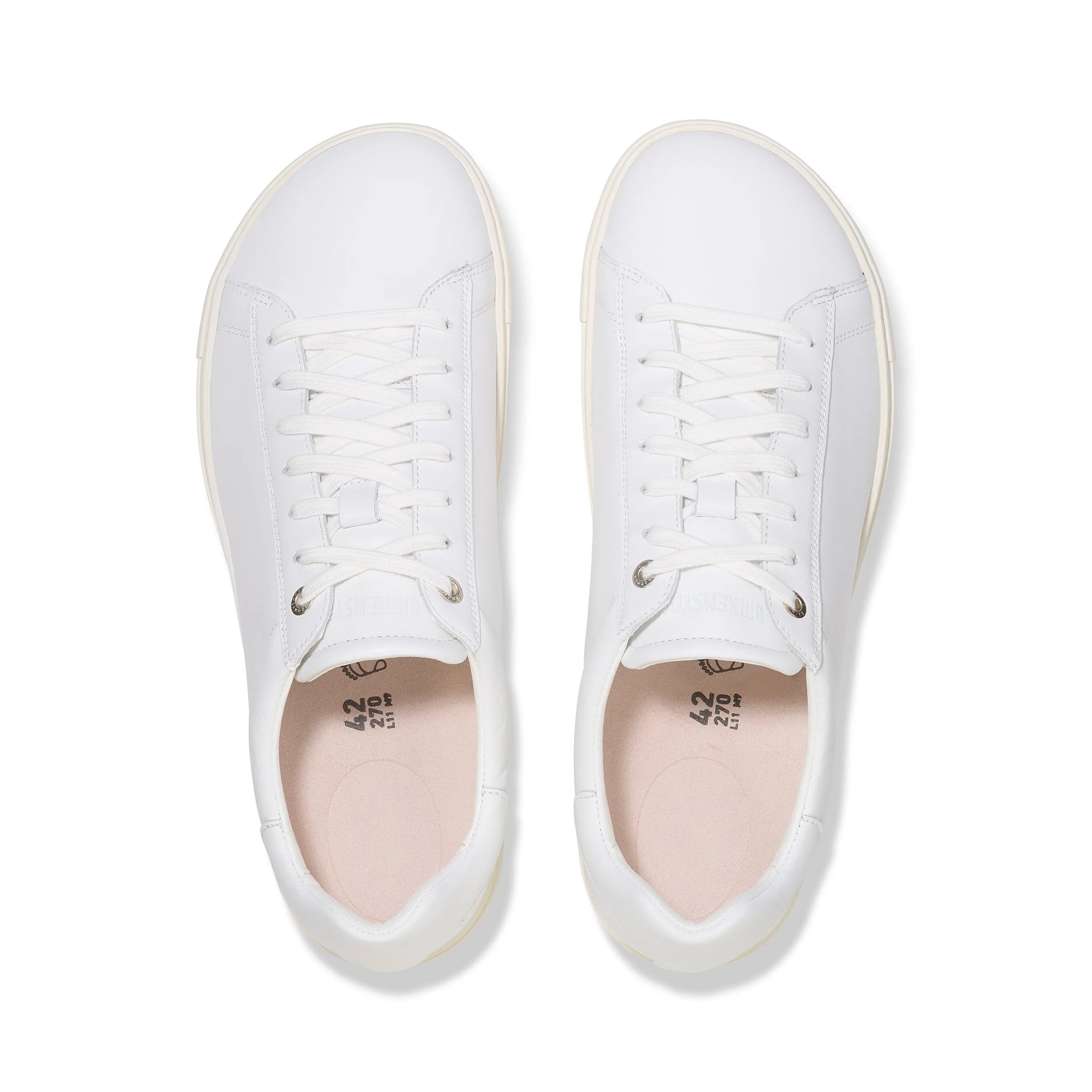 Bend White Smooth Leather