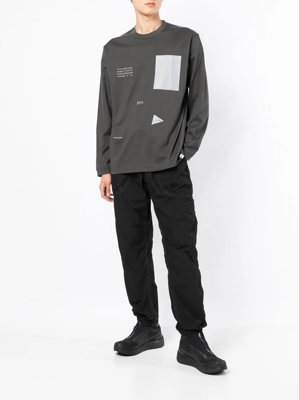 Contrast-Stitch Track Pants