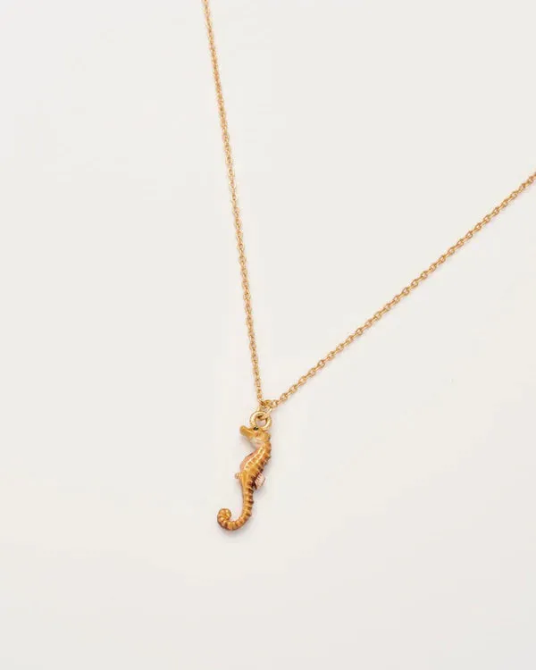 Fable - Short Necklace - Seahorse