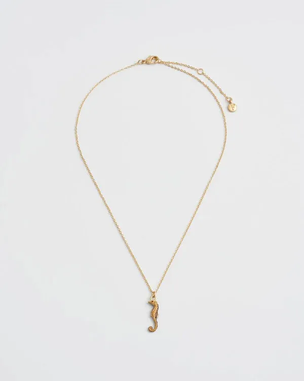 Fable - Short Necklace - Seahorse