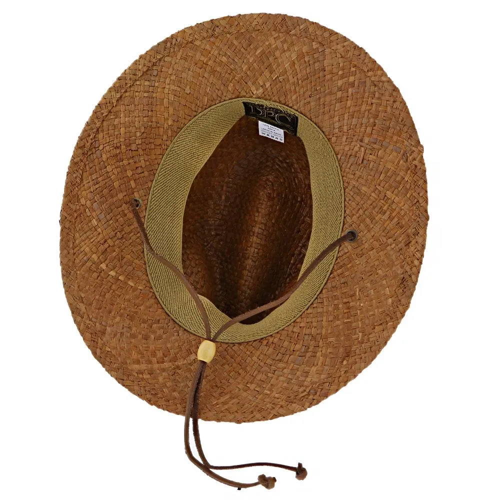 Grand Turk - Scala 100% Raffia Straw Fedora Hat