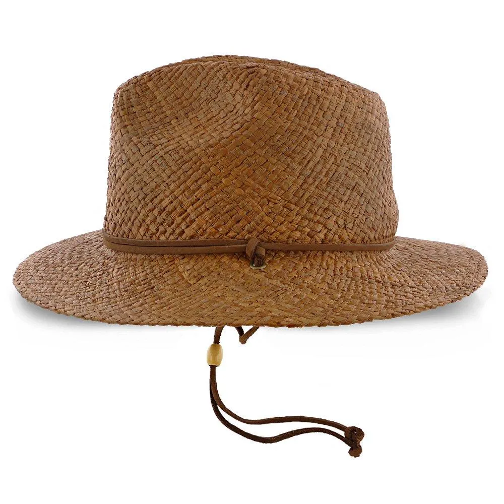 Grand Turk - Scala 100% Raffia Straw Fedora Hat
