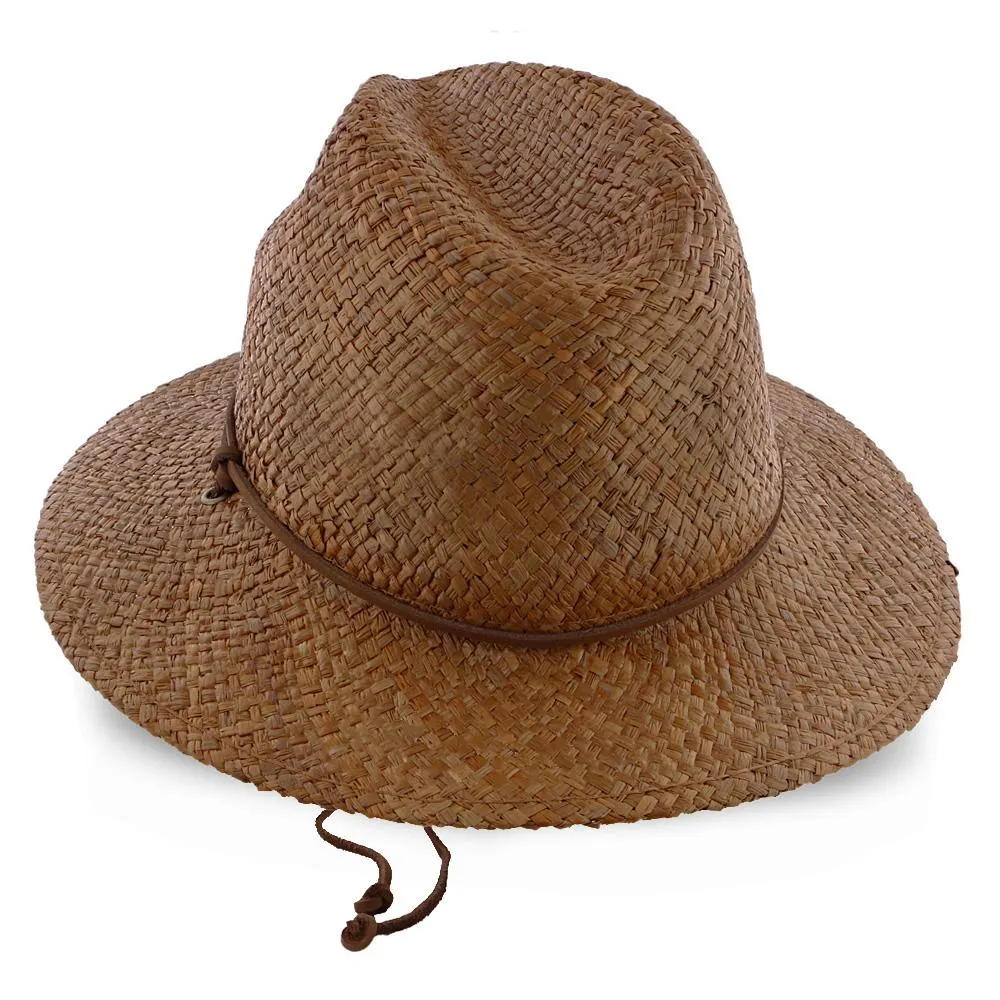 Grand Turk - Scala 100% Raffia Straw Fedora Hat