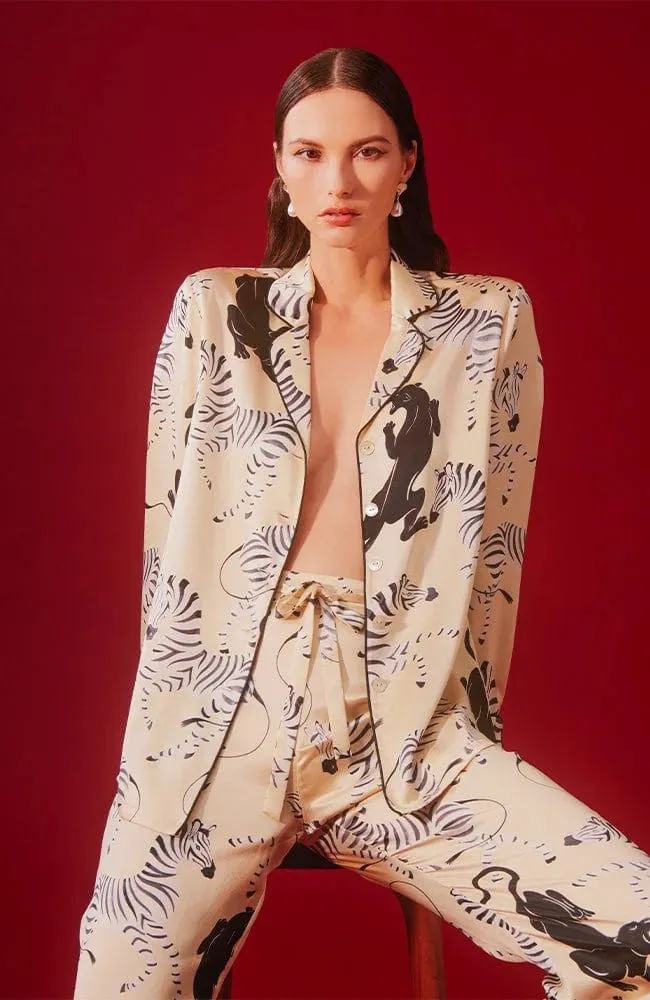 Lila Demy Silk Pajama Set - Last Piece!