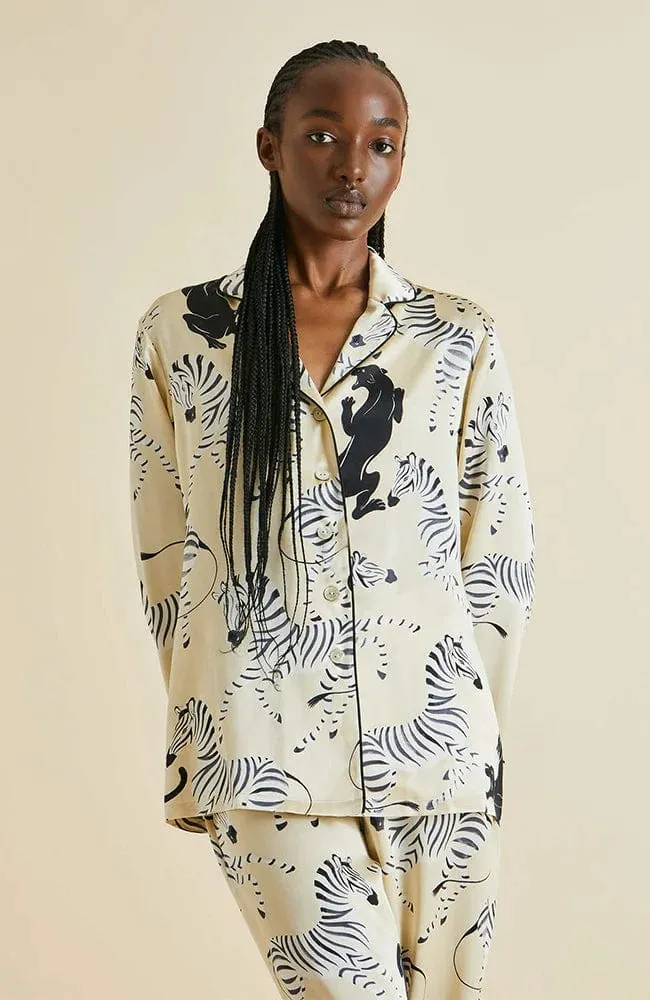 Lila Demy Silk Pajama Set - Last Piece!