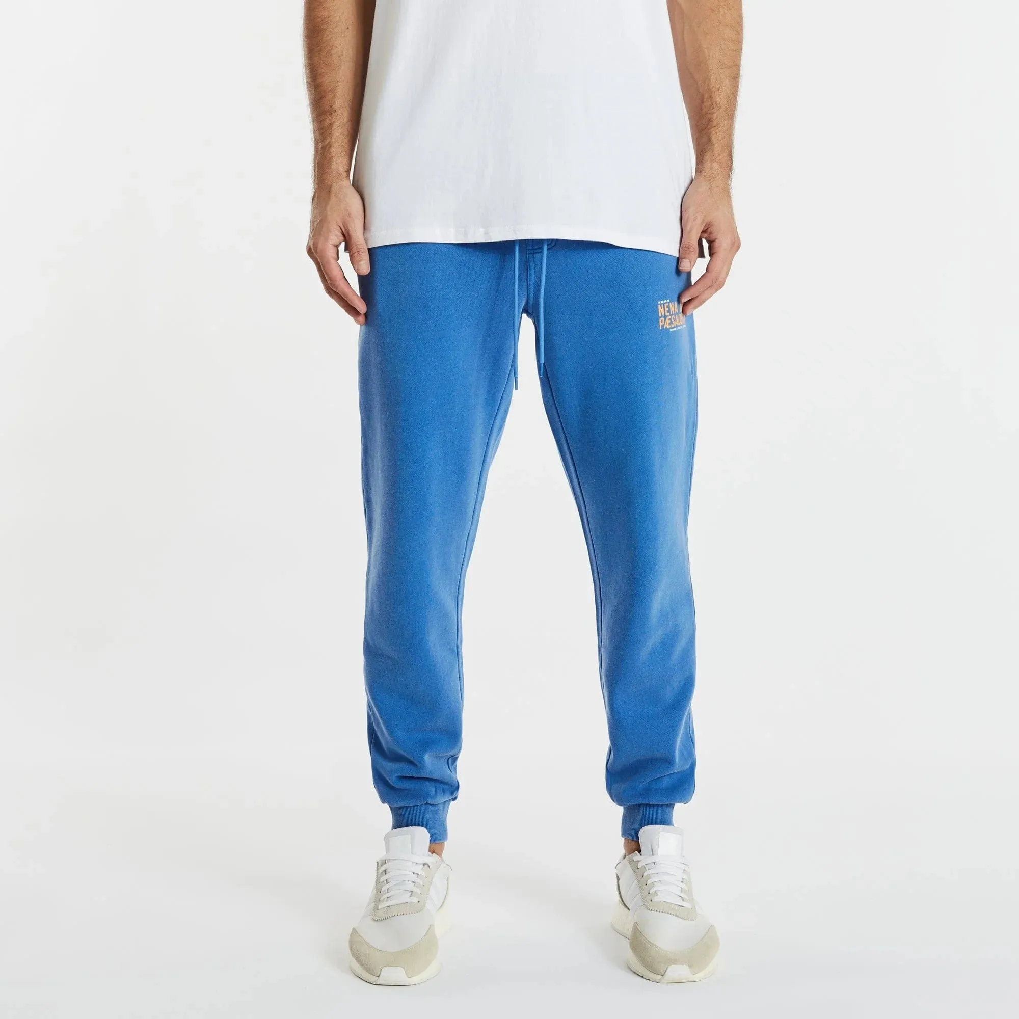 NENA & PASADENA Mens Tournament Track Pant Pigment Palace Blue