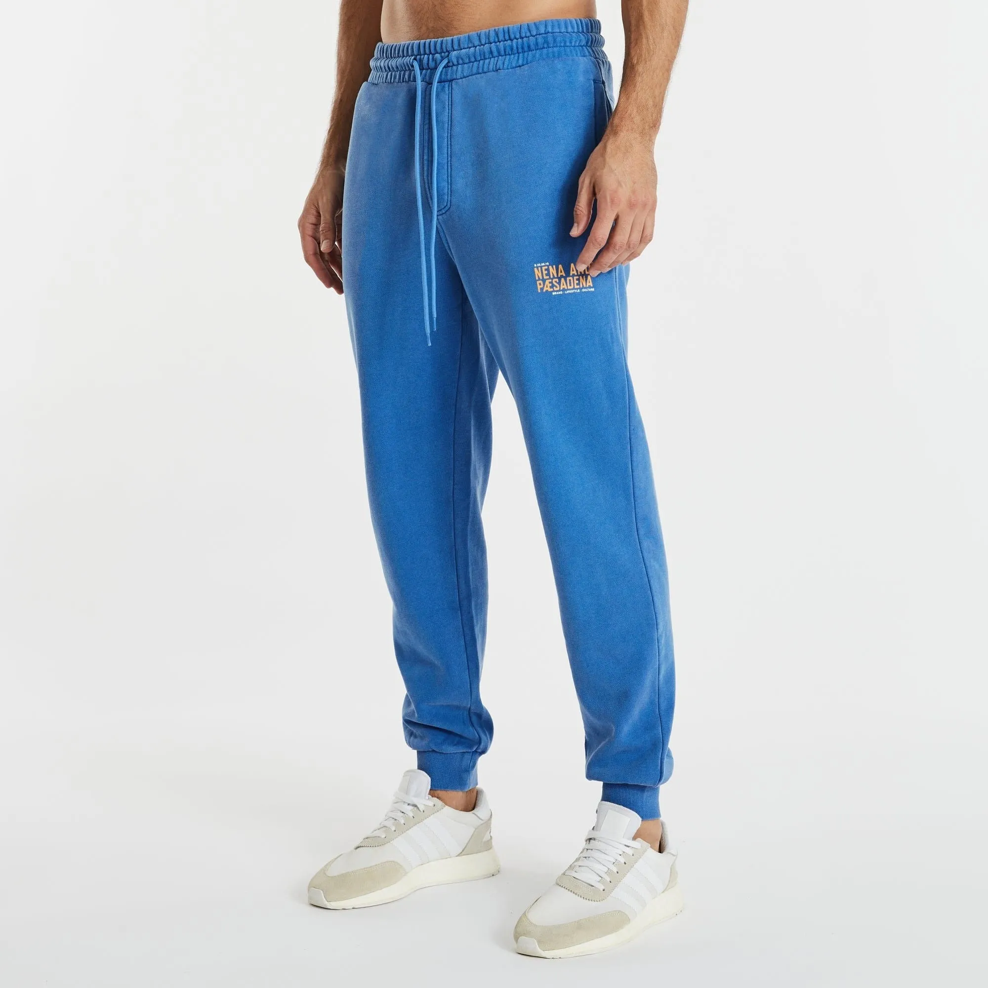 NENA & PASADENA Mens Tournament Track Pant Pigment Palace Blue