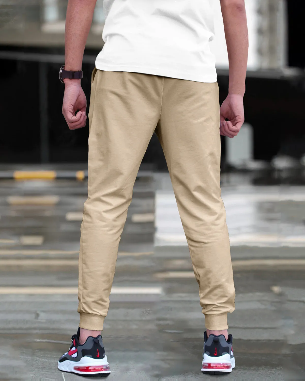 NewYork Word Trackpan For Men / Beige
