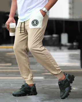 NewYork Word Trackpan For Men / Beige