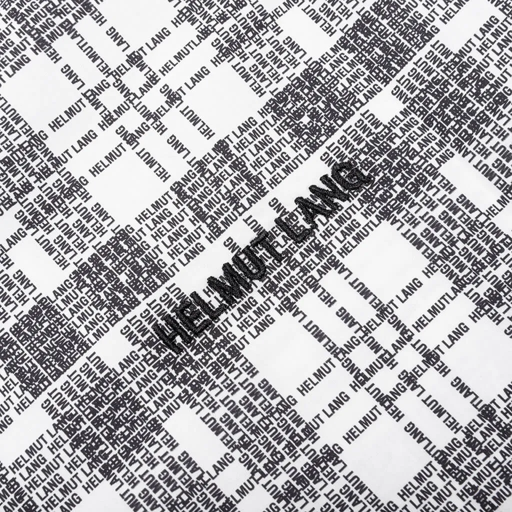 Plaid Logo Shirt - White