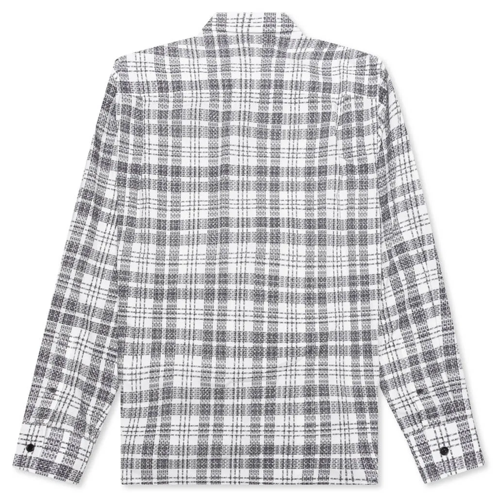 Plaid Logo Shirt - White
