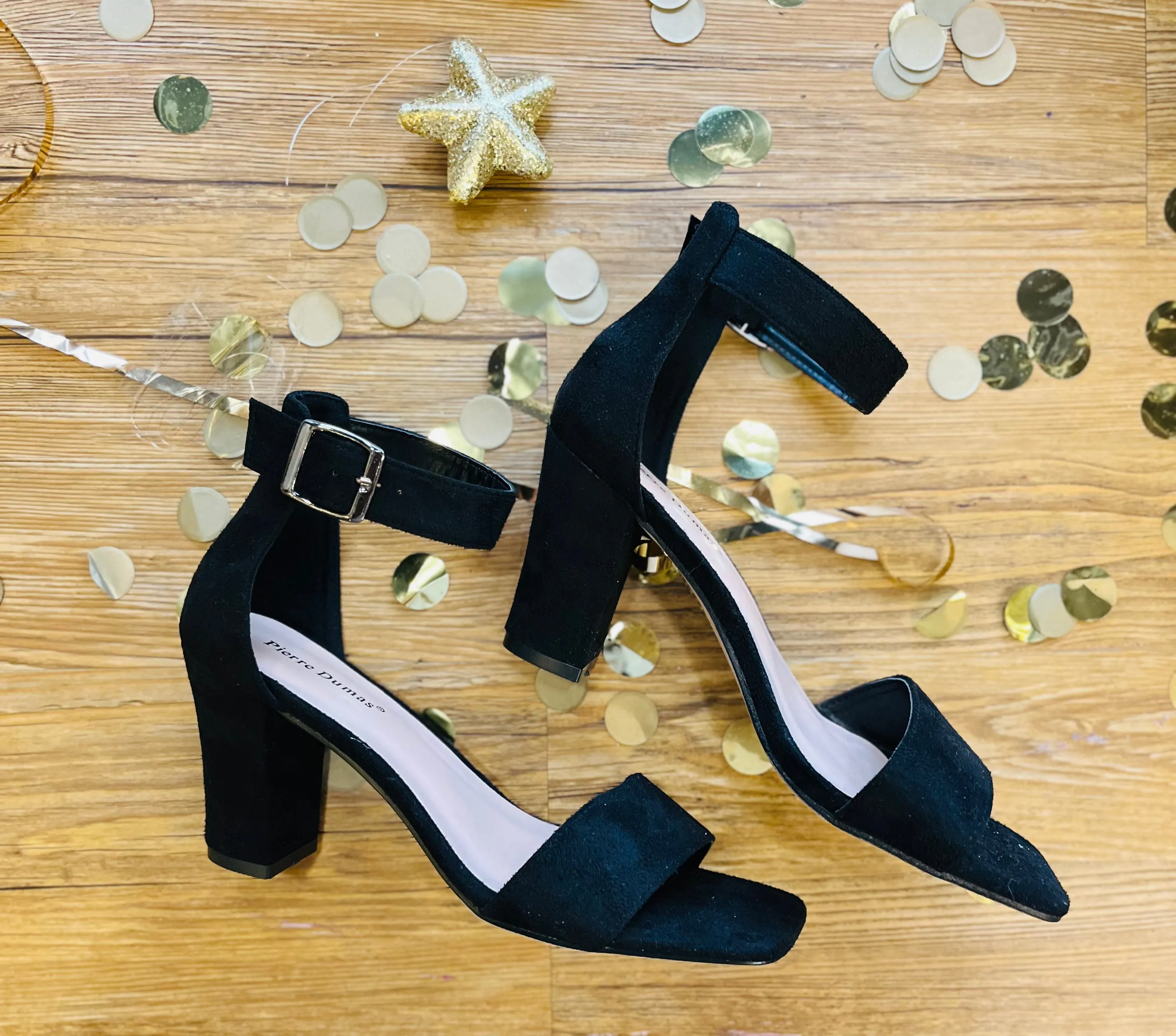 Talk Of The Town Black Heels