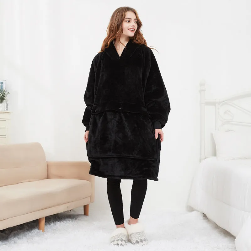 USB Heated Oversized Lazy Hoodie