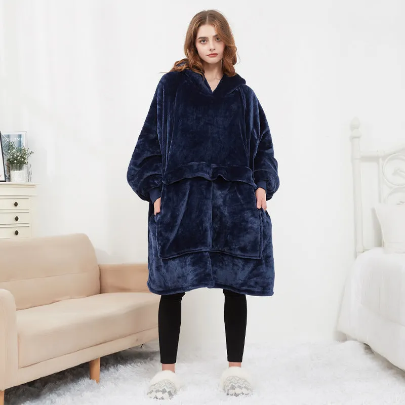 USB Heated Oversized Lazy Hoodie