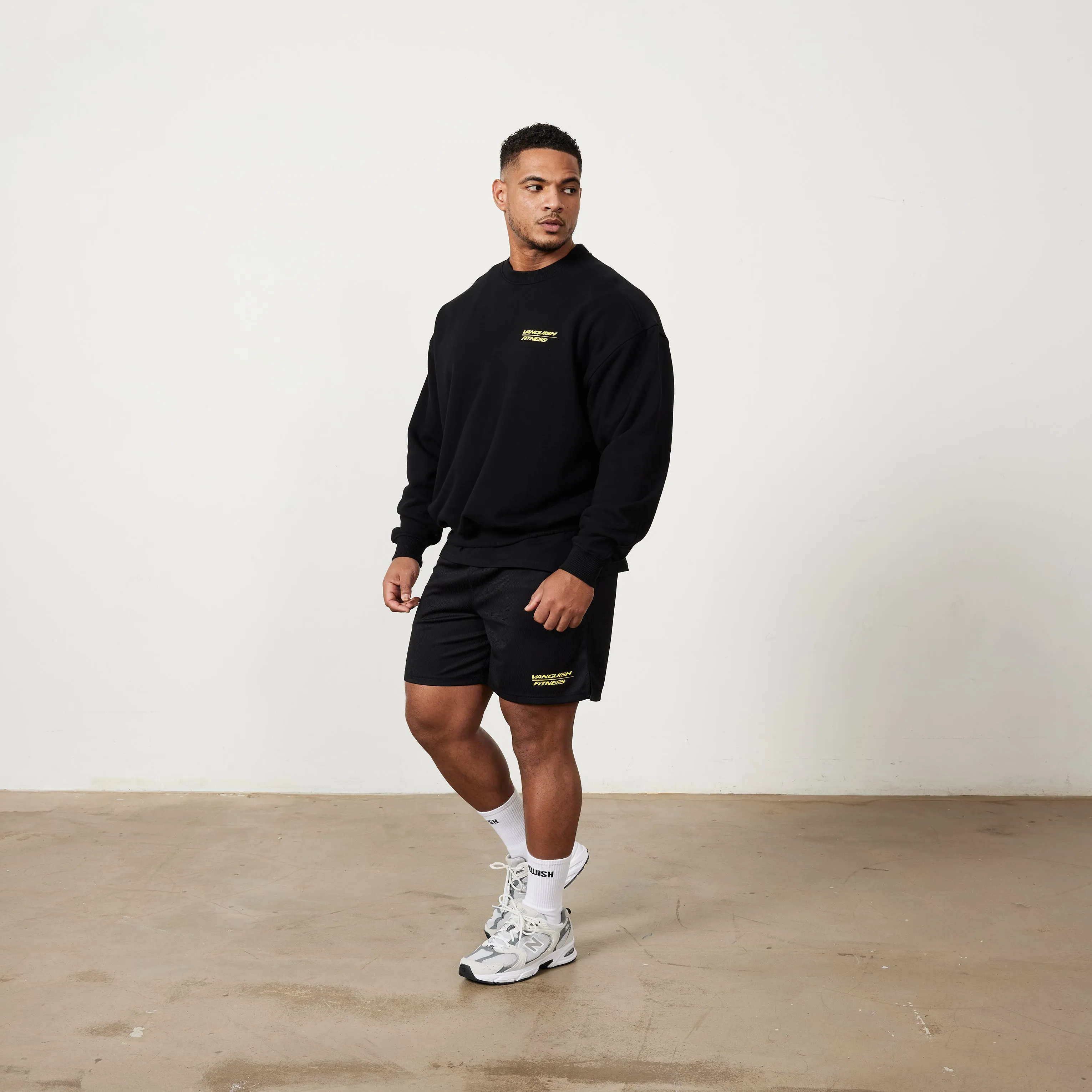 Vanquish Speed Black Oversized Sweater